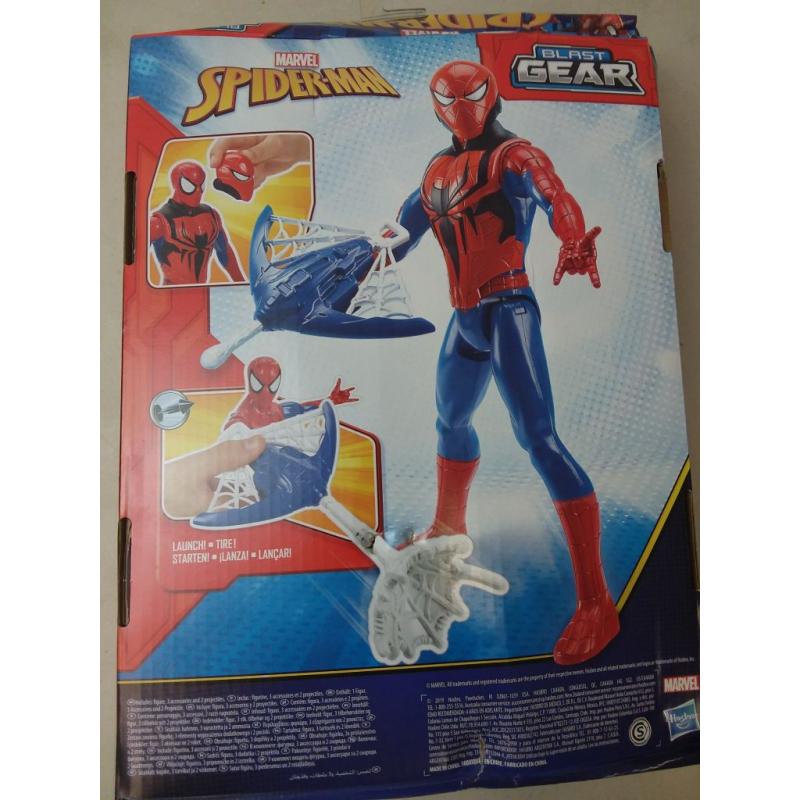 Marvel Spider Man Titan Hero Series Blast Gear Action Figure