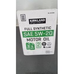 Kirkland Signature 5W-20 Full Synthetic Motor Oil 5-quart, 2-pack