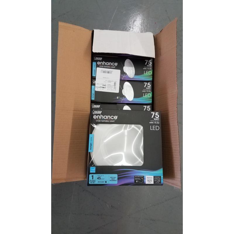 Feit Electric LED 5- 6 Retrofit 75 Watt, 6-pack