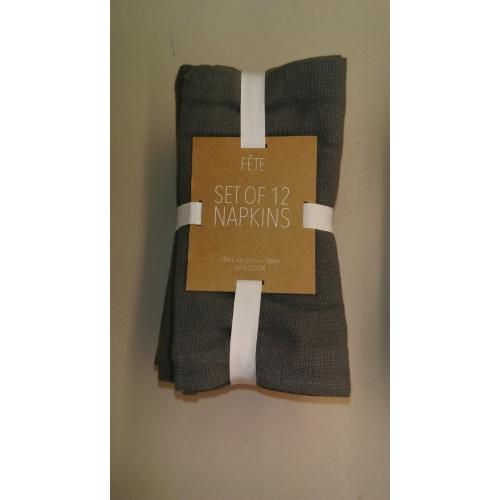Fete 12 Piece Cloth Napkin Set