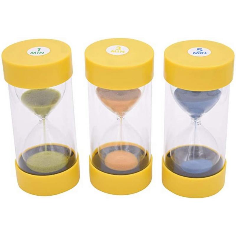 Ballotini Sand Timer - Set of 3