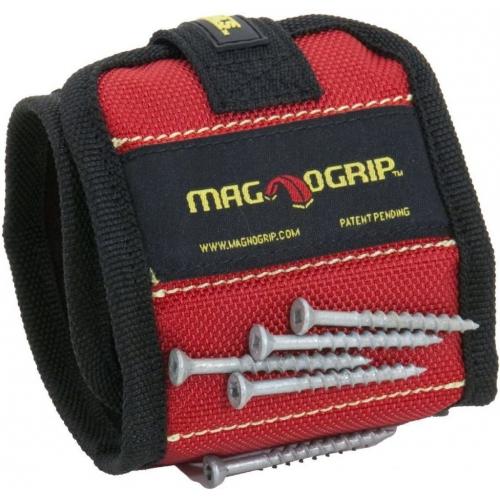 Magnogrip 311-090 Magnetic Wristband, Red/Black