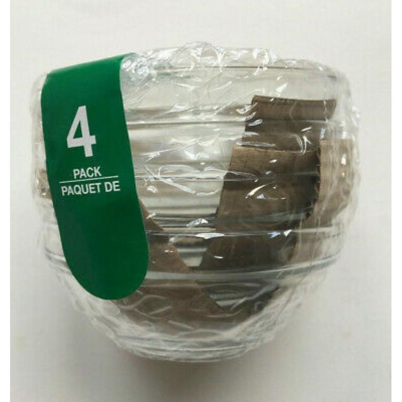 Stackable Serving Cooking Mixing Prep Clear Glass Bowl