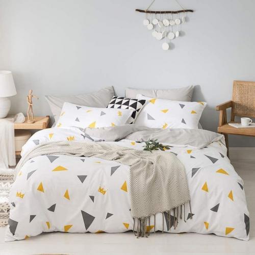 VM VOUGEMARKET Geometric Duvet Cover Set Queen