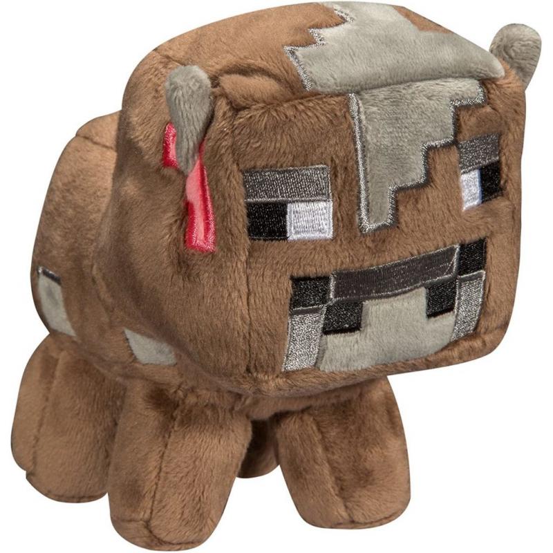 JINX Minecraft Baby Cow Plush Toy, Multicolor, 5.5 '' Tall