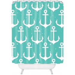 General Sailing Nautical Anchor Polyester Fabric Bathroom Shower Curtain