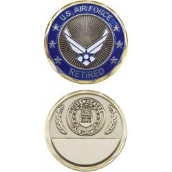 Eagle Crest U.s Air Force Retired Coin