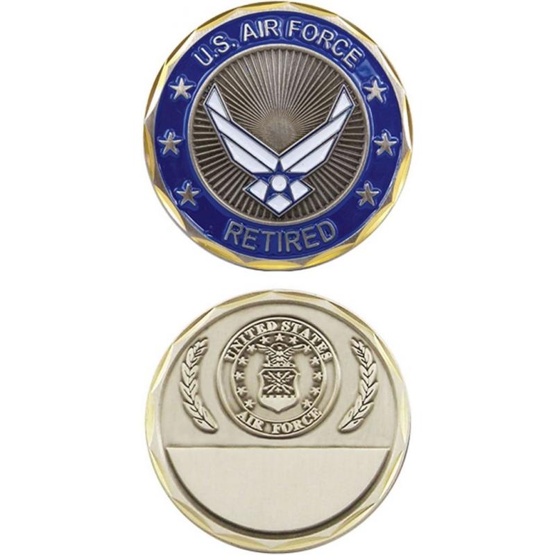 Eagle Crest U.s Air Force Retired Coin