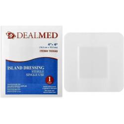 Dealmed Sterile Bordered Gauze Island Dressings