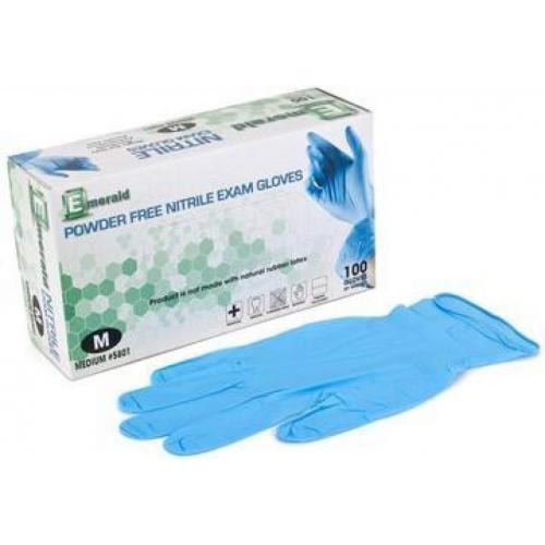 Emerald Nitrile Exam Gloves - 3.5 Millimeter,  Medium