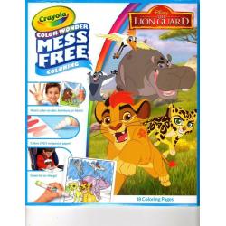 Crayola Disney the Lion Guard Color Wonder mess free coloring book