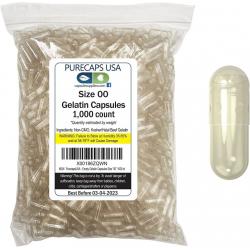 Empty Gelatin Capsules 1000 Pack