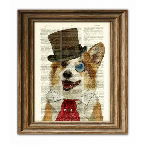 Corgi Vintage Dictionary Page