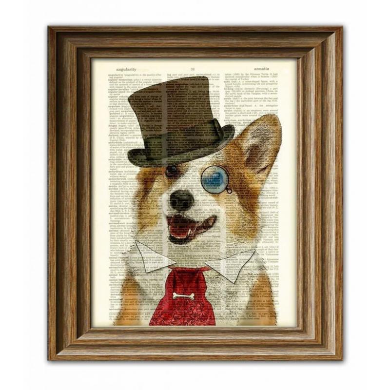 Corgi Vintage Dictionary Page