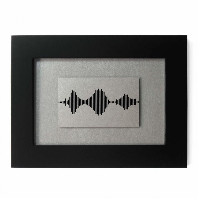 “I Love You” - Visible Voice Soundwave Art