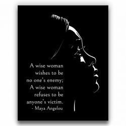 Maya Angelou Quote Wall Poster