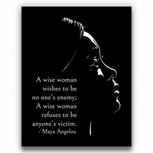 Maya Angelou Quote Wall Poster