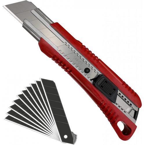 Hautmec Easy Loading Retractable Snap Off Utility Knife