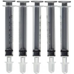 5 Pack 3ML 3CC 6/10 Tsp. Slip Tip Syringes with No Needle