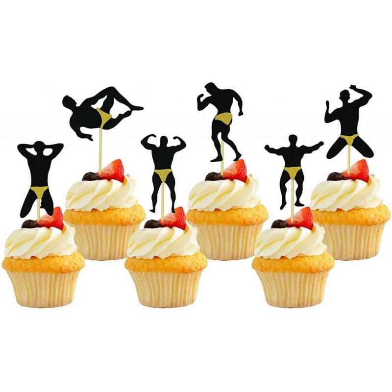 Male Dancers Cupcake Toppers