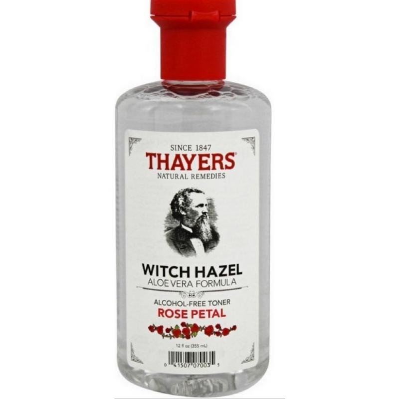 Thayers Facial Toner, Witch Hazel with Aloe Vera, Rose Petal, 12 Fl Oz