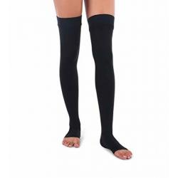 Jomi Compression, Unisex, Thigh High Stockings Collection(X-Large, Black)