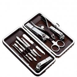 Tseoa Manicure/ Pedicure Kit, Nail Tools with Travel Case