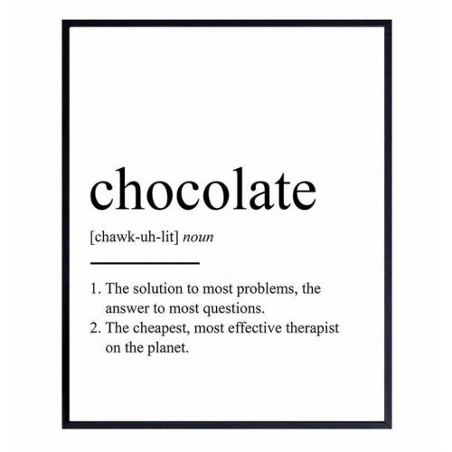 Chocolate Definition Wall Art