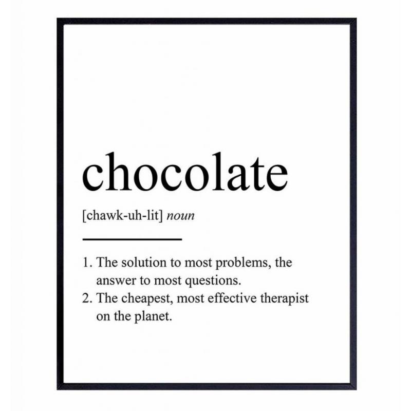 Chocolate Definition Wall Art