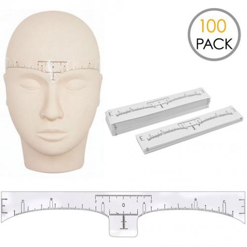 Disposable Adhesive Eye Brow Ruler Stencil