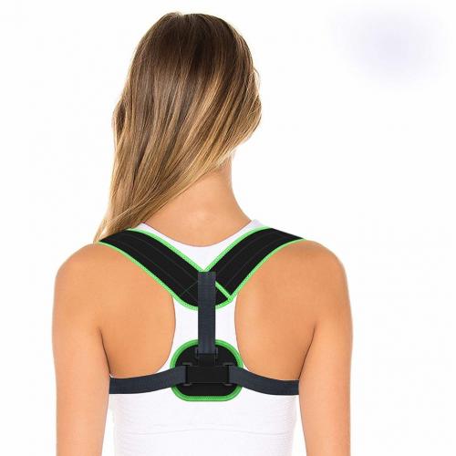 Valoin Best Back Posture Corrector for Men and Women -Adjustable Back Straightener- Upper Back Brace for Clavicle Support and Protecting Pain from Neck, Back & Shoulder ，001