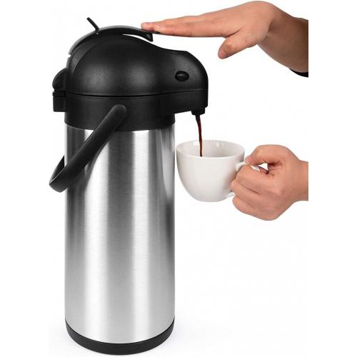 Coffee Makers Airpot - Best Coffee Dispenser/Coffee Station for Office, Work & Parties. Restaurant Coffee Quality, Sizes - 3 Litres/101 ounces by Hot Beverage Flasks (3L/101oz - Medium)