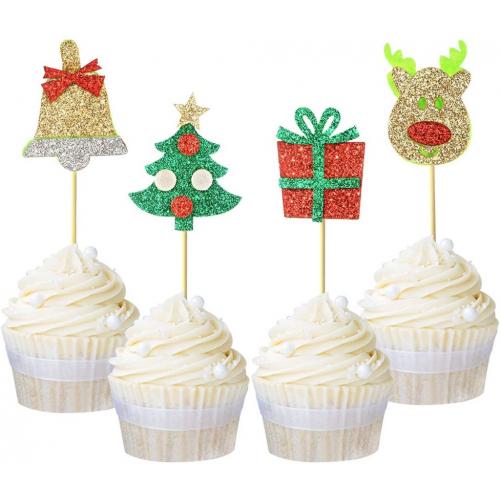 Christmas Cupcake Toppers