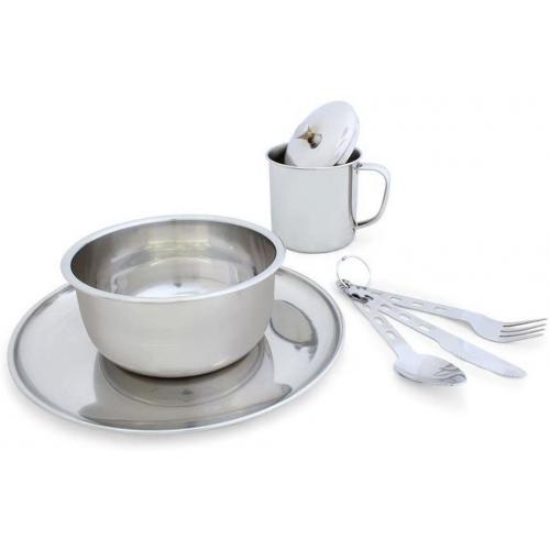 Backpacking Stainless Steel Mess Kit
