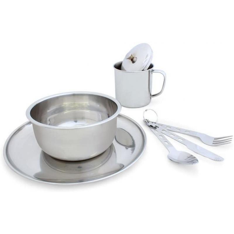 Backpacking Stainless Steel Mess Kit