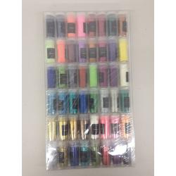 Arteza Fine Glitter, Set of 48 Colors