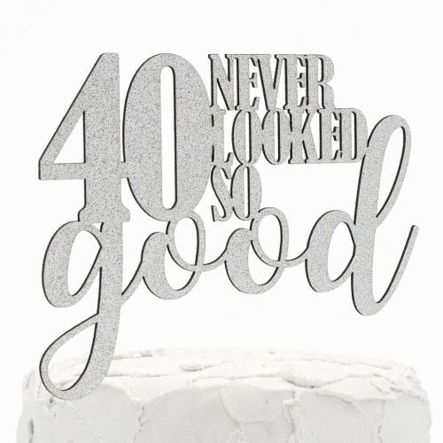 40th Birthday Cake Topper