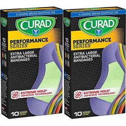 Curad Performance Series Extreme Hold Anti Bacterial Bandage