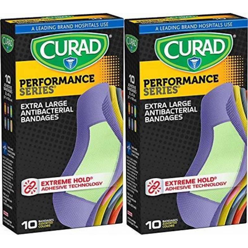 Curad Performance Series Extreme Hold Anti Bacterial Bandage