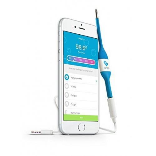 Kinsa Smart Digital Thermometer - Oral Thermometer for Adults and Kids - Underarm and Rectal Thermometer for Baby by Kinsa