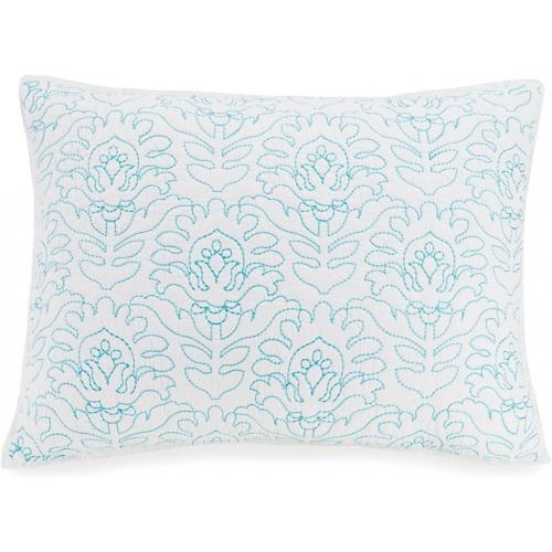 Vera Bradley. Swedish Floral Turquoise Sham - Standard Qty 1