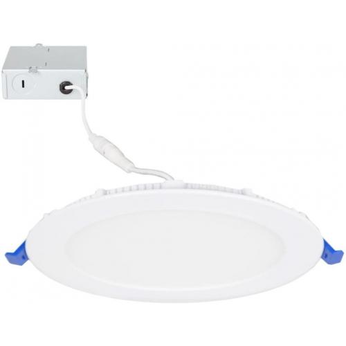 Maxxima 6 Dimmable Slim Round LED Flat Panel Light Fixture