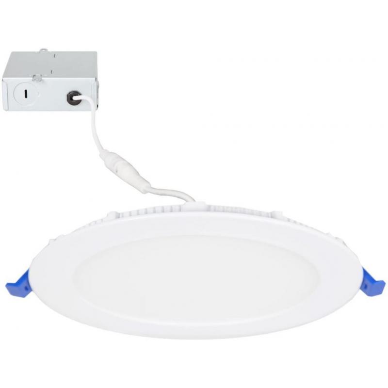 Maxxima 6 Dimmable Slim Round LED Flat Panel Light Fixture