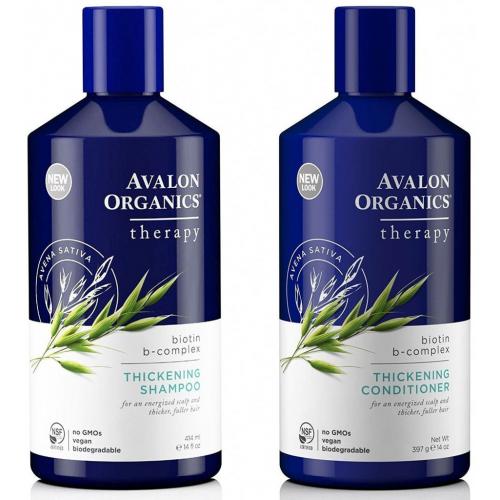 Avalon Organics Thickening Shampoo and Conditioner
