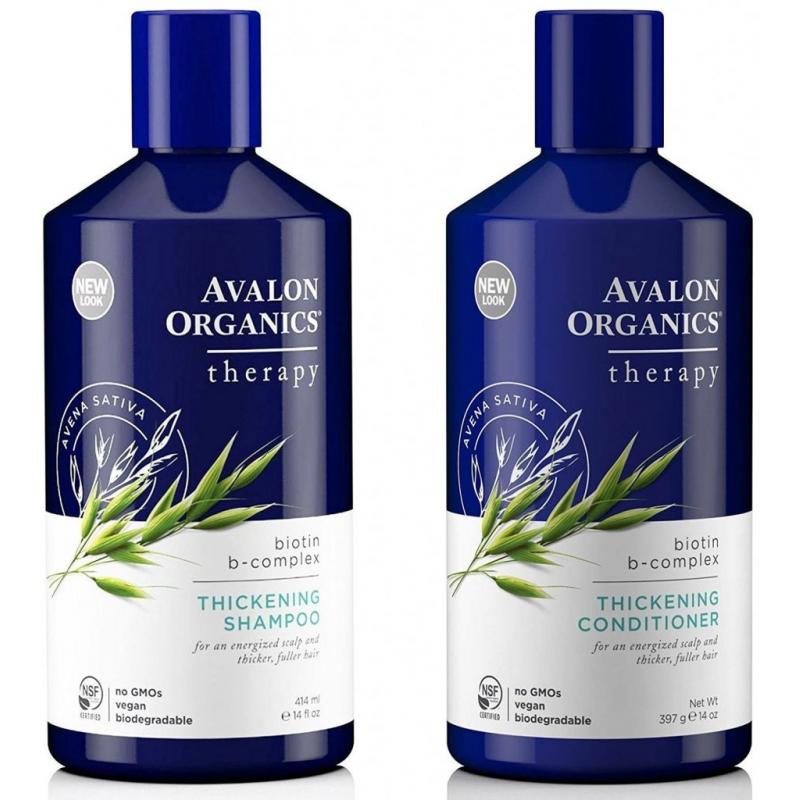 Avalon Organics Thickening Shampoo and Conditioner