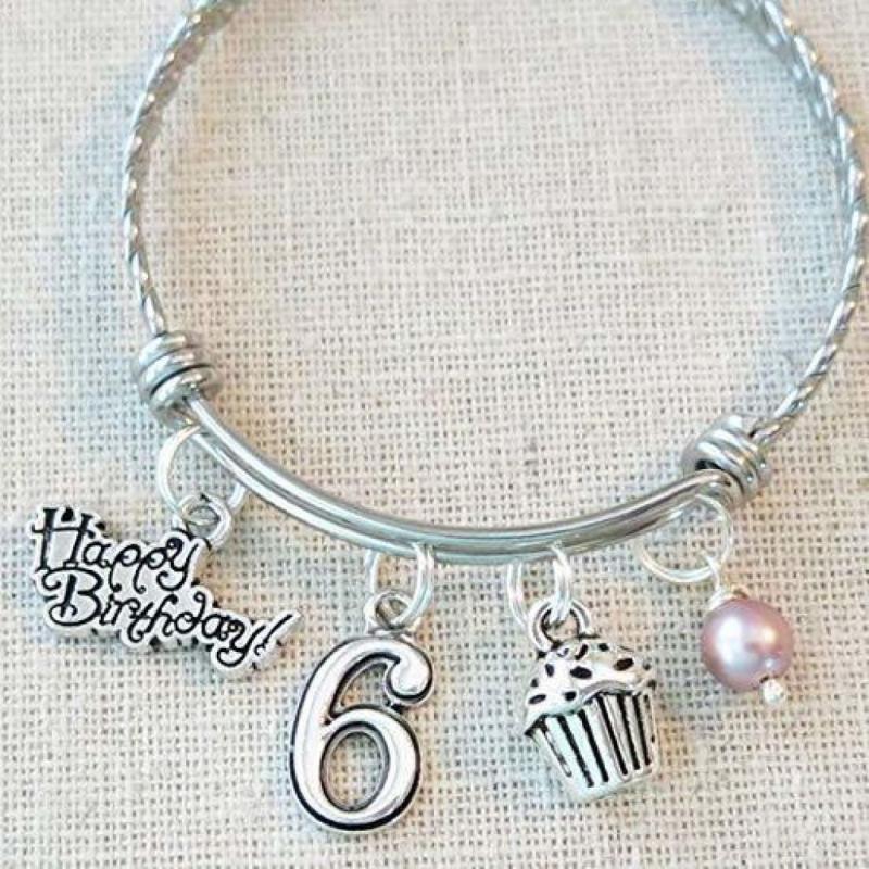 Scrapheart 6th Birthday Bracelet