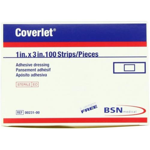 Coverlet Adhesive Dressing, 1 X 3