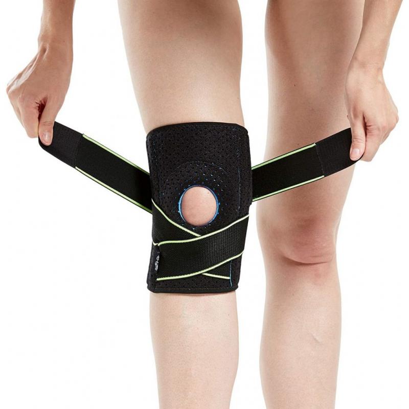 Knee Brace With Side Stabilizers and Patella Gel Pads