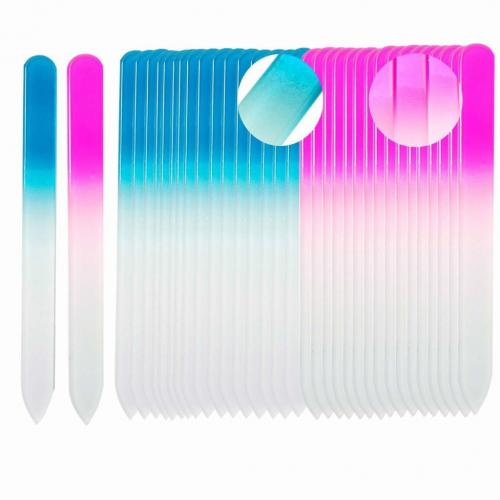 SIUSIO 40 pack Professional Czech Crystal Glass Nail Files