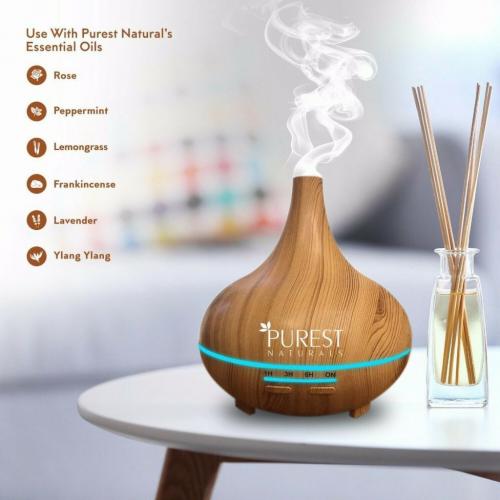 Purest Naturals 300ml Essential Oil Oils Diffuser Ultrasonic Cool Mist Aroma